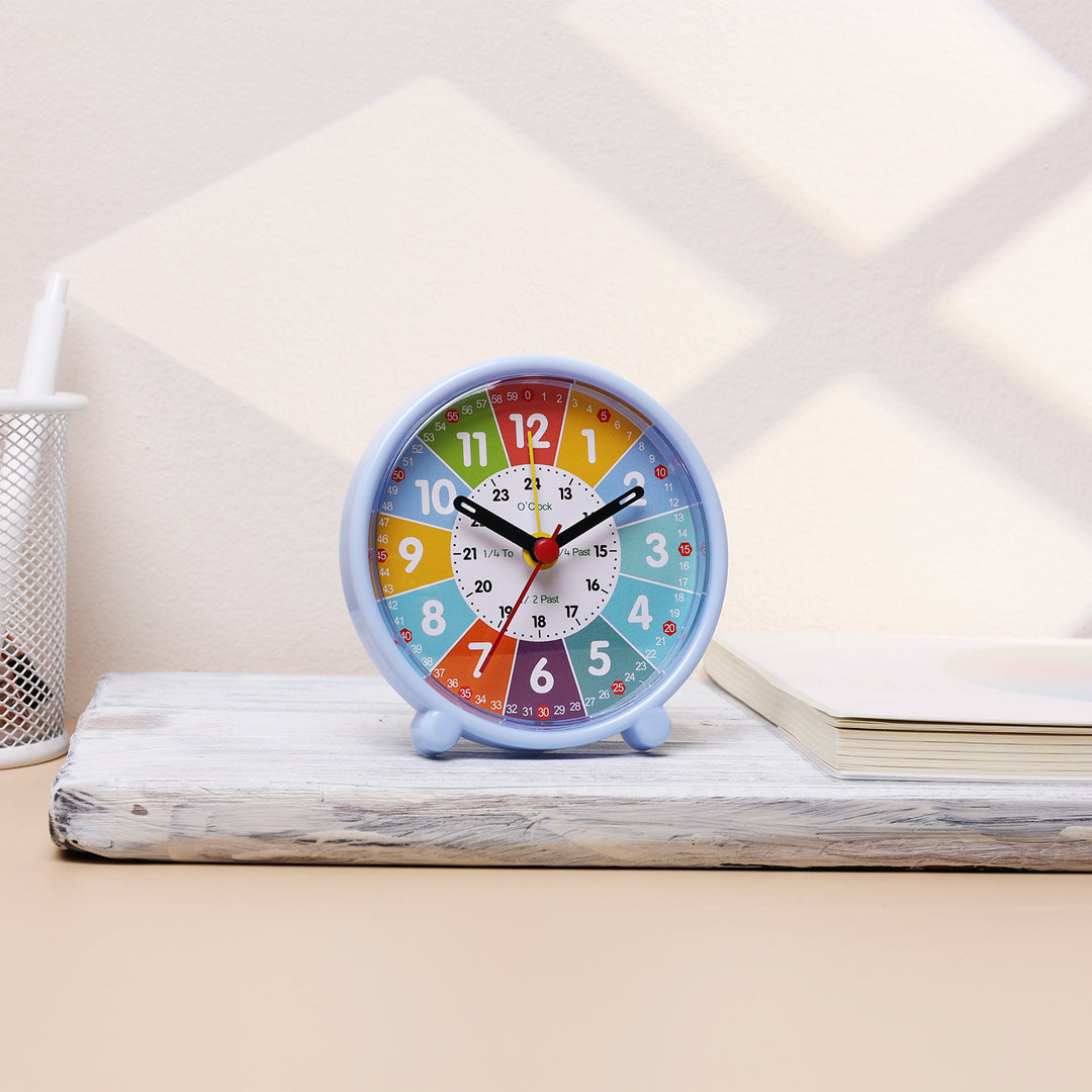 Table clock with bright colors Stornfield