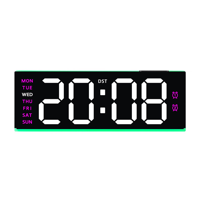 Digital alarm clock with large LED display and dual alarm function Stornfield