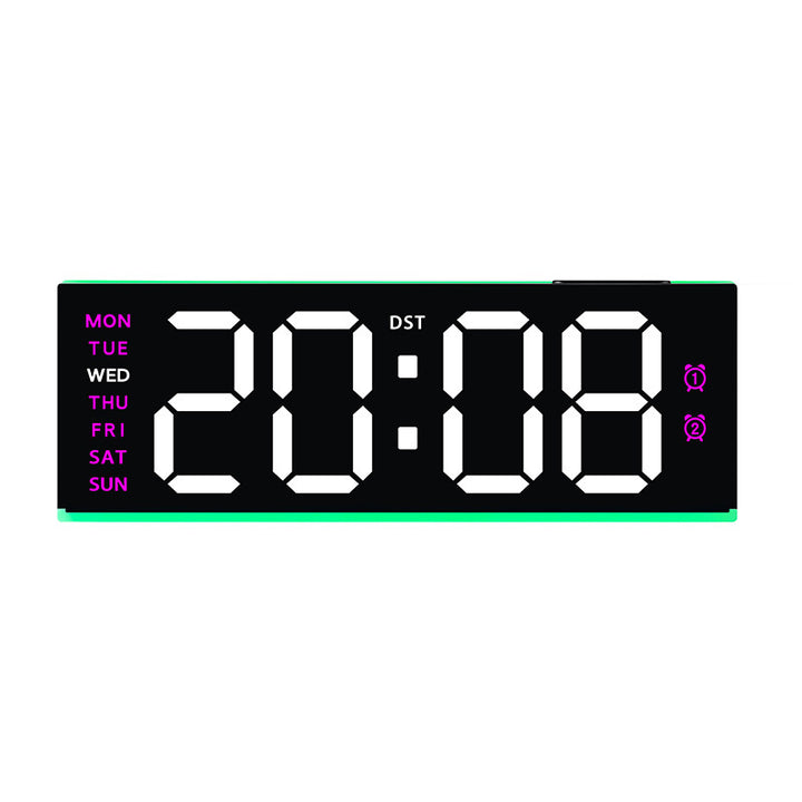 Digital alarm clock with large LED display and dual alarm function Stornfield