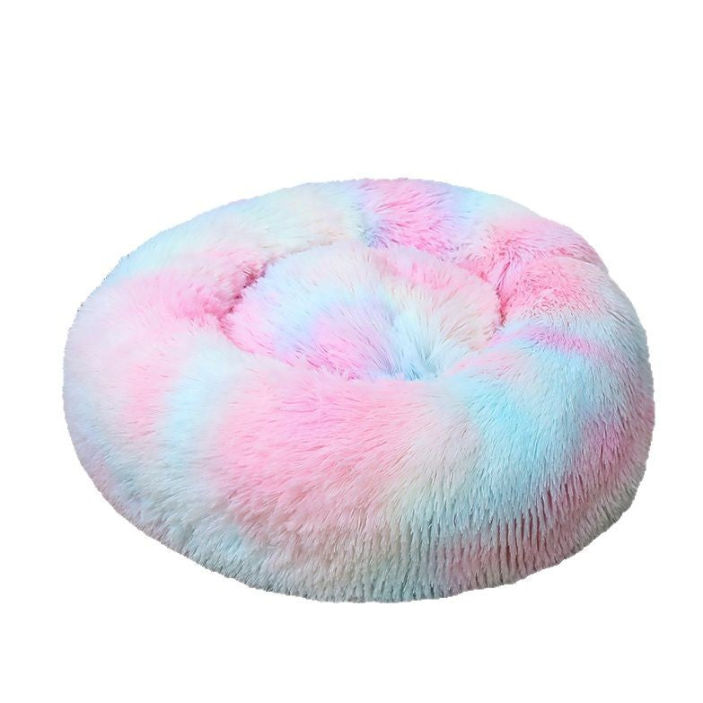 Women Round Plush Pet Bed Stornfield