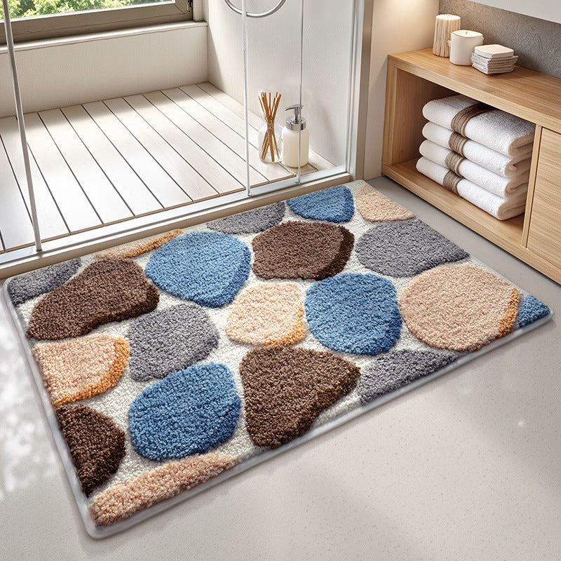 Plush Textured Bath Mat Stornfield