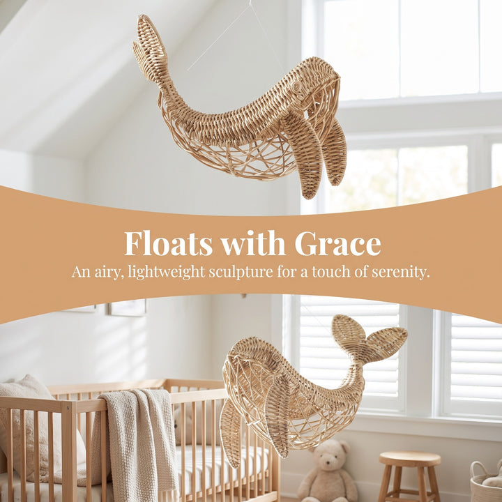 Decorative Hanging Basket in Whale Design Stornfield