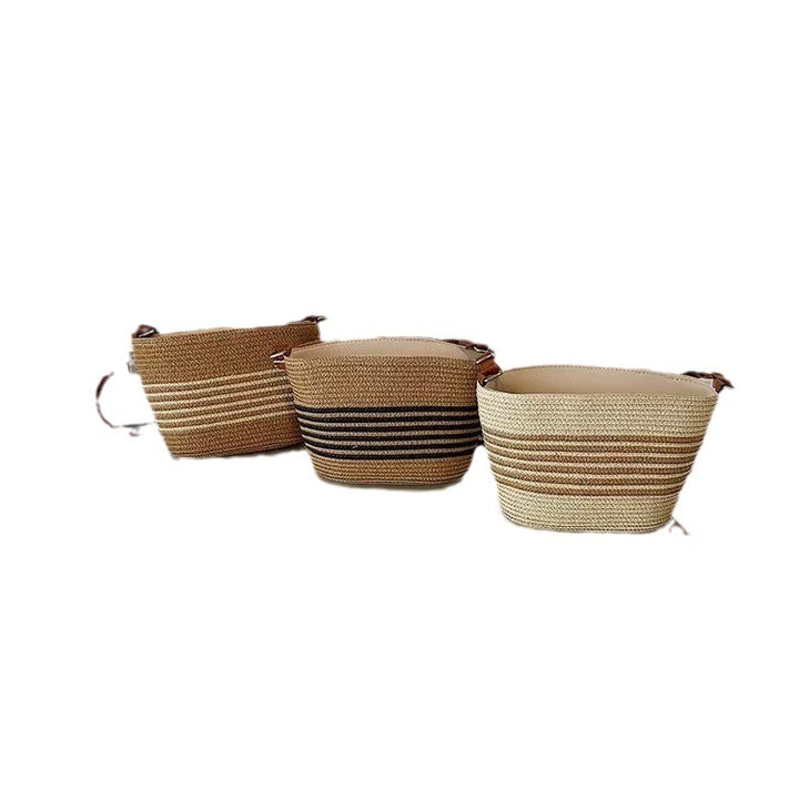 Trendy Summer Handbag Made of Woven Material Stornfield