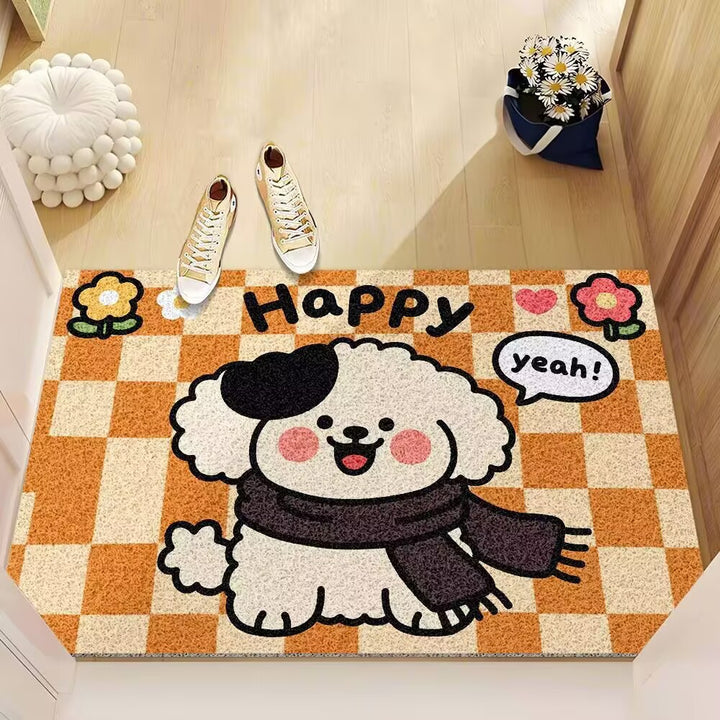 Dog-Themed Welcome Mat