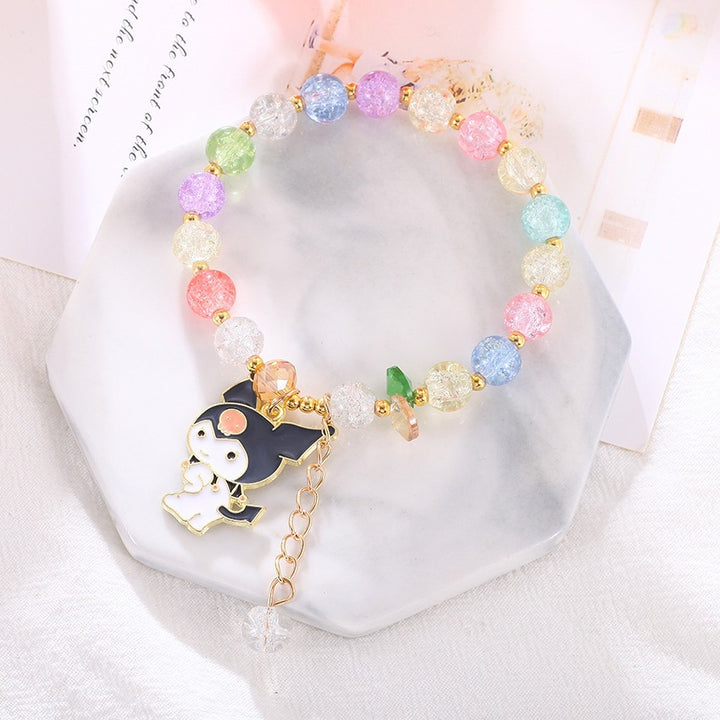 Playful bracelet with colorful glass beads Stornfield