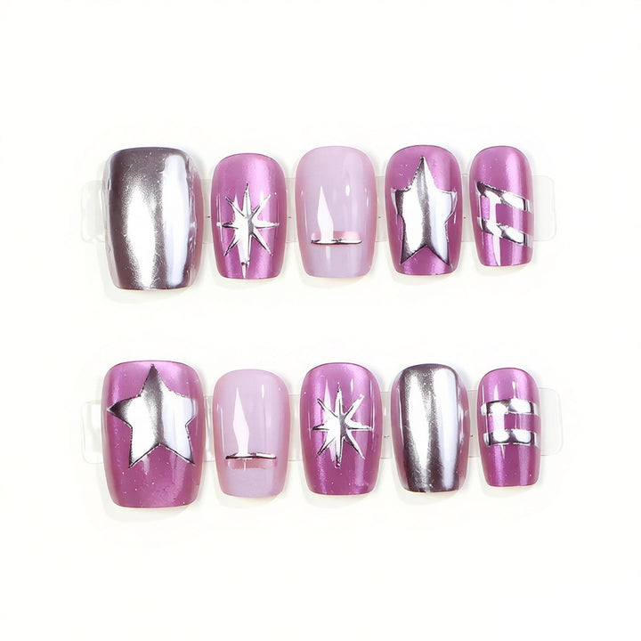 Artistic Press-On Nail Design Stornfield