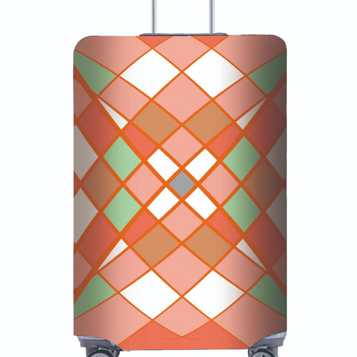 Women's Hard Shell Suitcase with Modern Geometric Design Stornfield