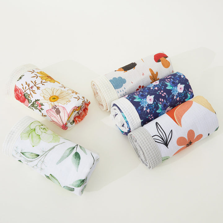Floral Patterned Baby Blanket Stornfield