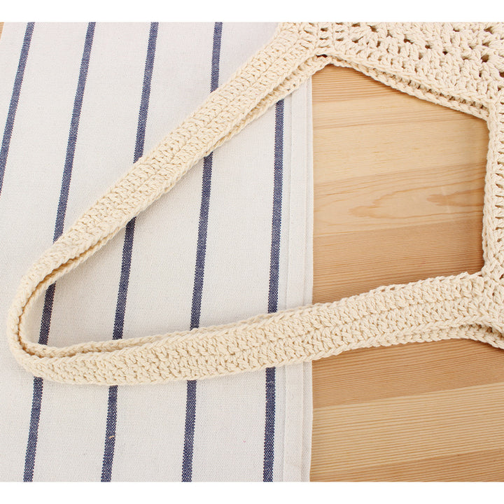 Handmade crochet tote bag with modern pattern Stornfield