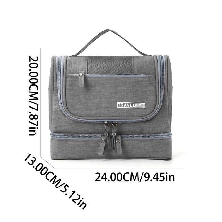 Travel toiletry bag with multiple compartments and practical organization Stornfield