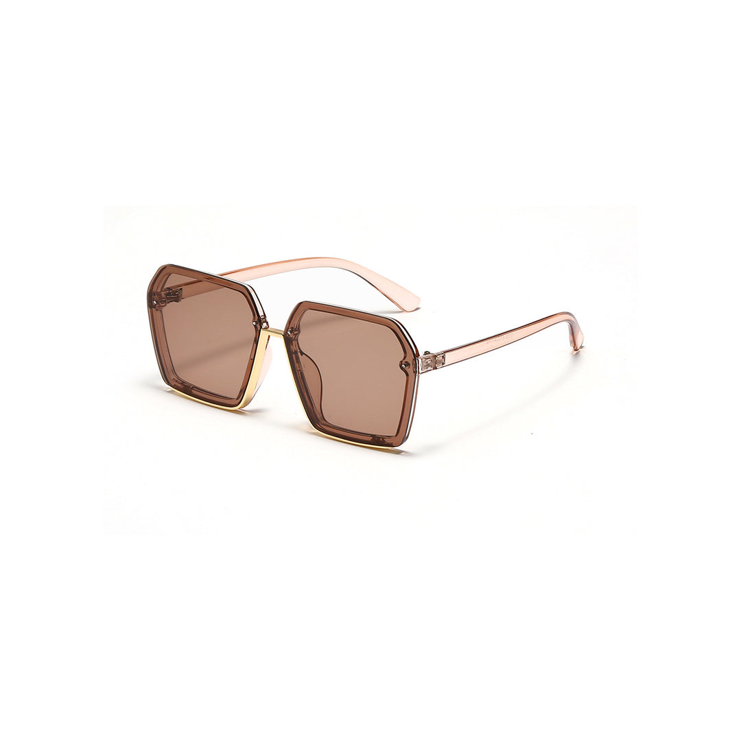 Women's creative oversized sunglasses with unique geometry Stornfield