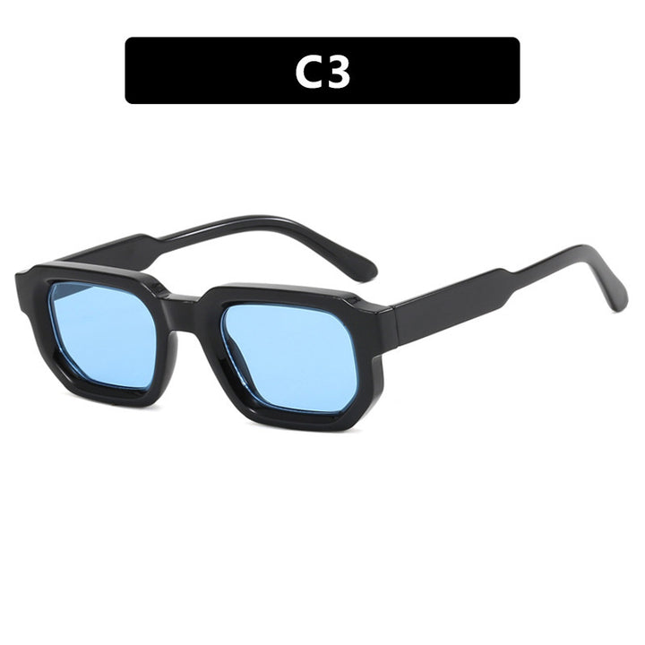 Women geometric sunglasses with fashionable high-gloss frame Stornfield
