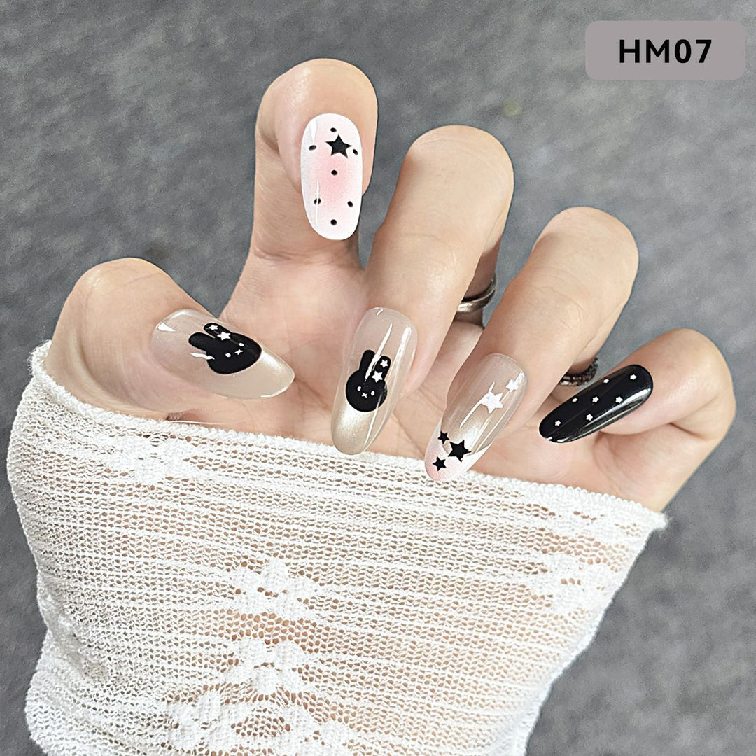 Artistic Press-On Nail Design Stornfield