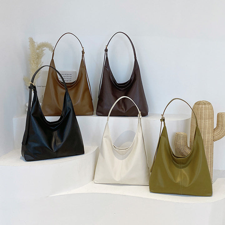 Sophisticated Leather Hobo Bag