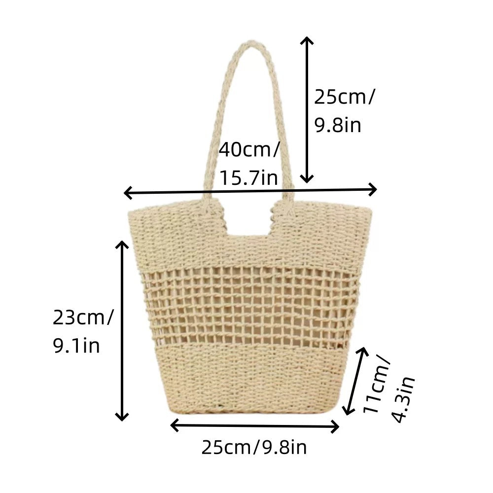Macramé Tote Bag with Open Structure Stornfield