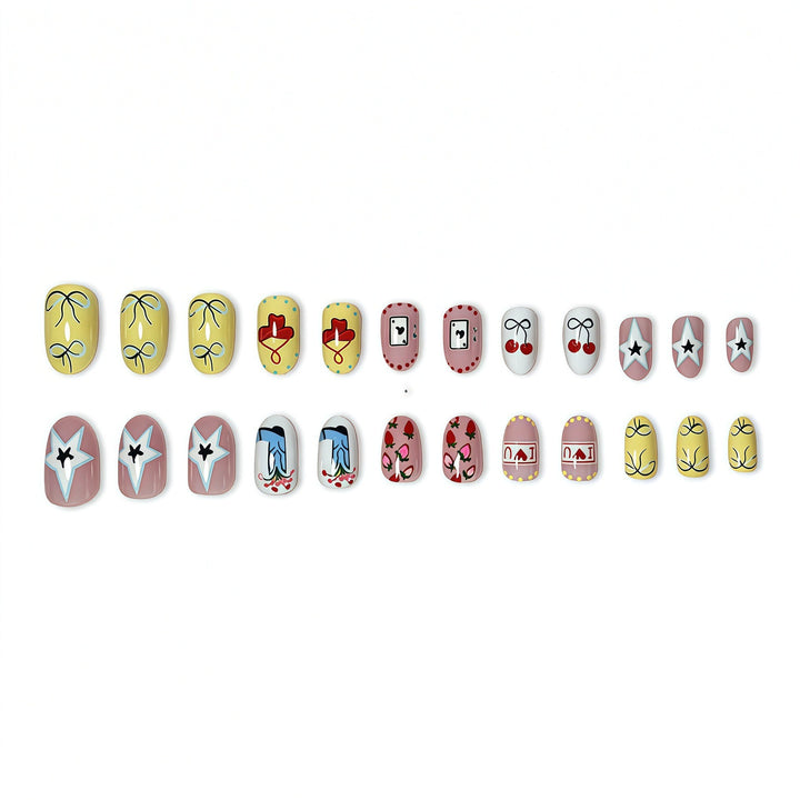 Artistic Cherry Blossom Press-On Nails Stornfield
