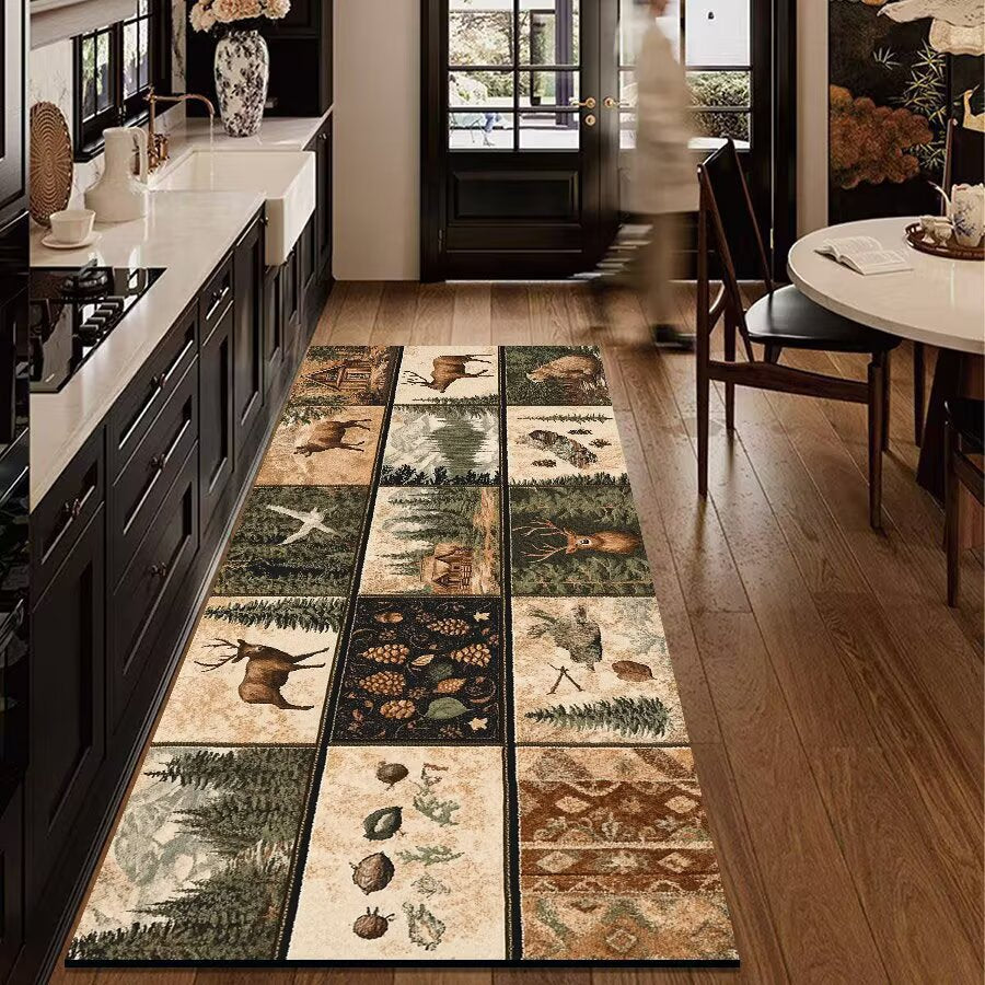 Rustic Outdoor Adventure Area Mat Stornfield