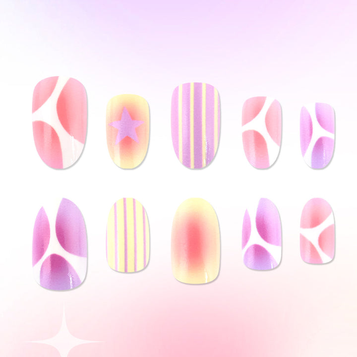 Artistic Press-On Nail Art Collection Stornfield