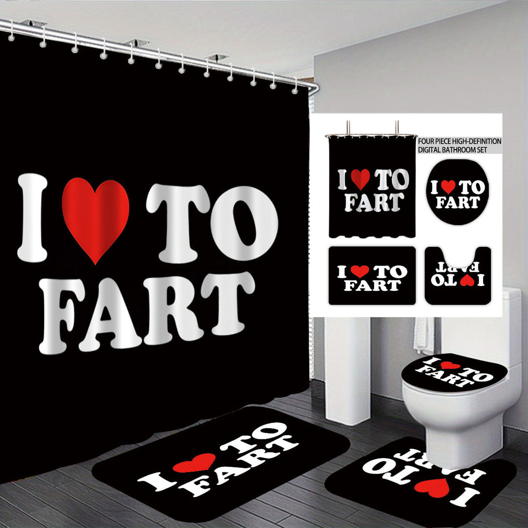 Bathroom Rules Digital Bathroom Décor Set Stornfield