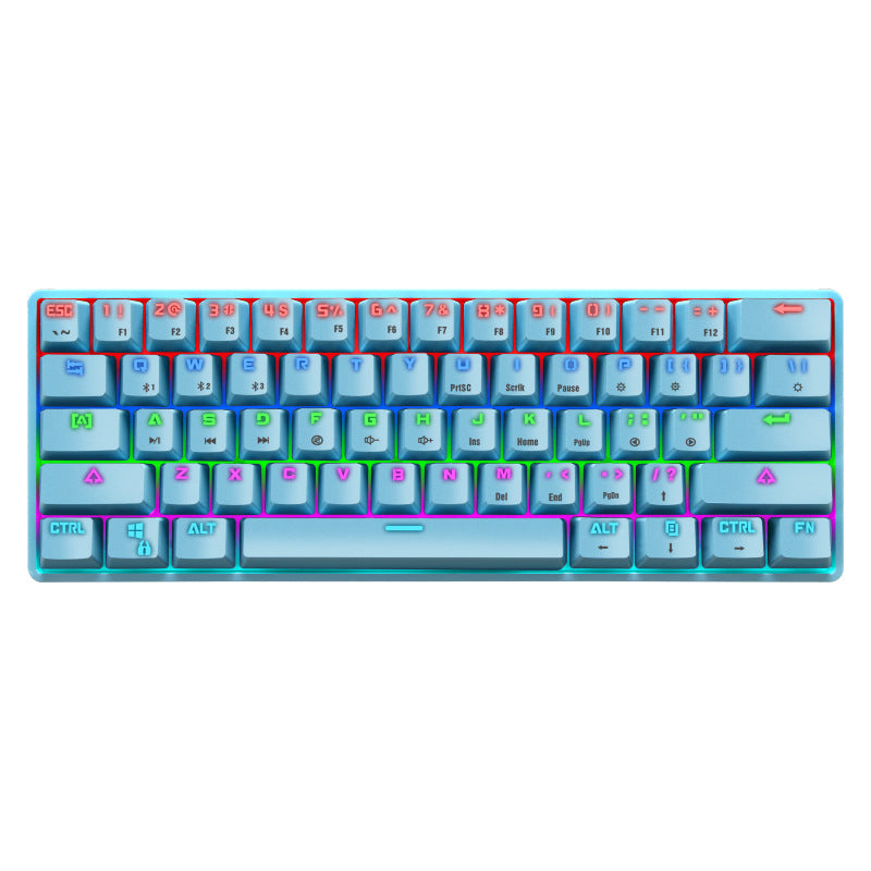 Compact Mechanical Gaming Keyboard with Backlit Keys Stornfield