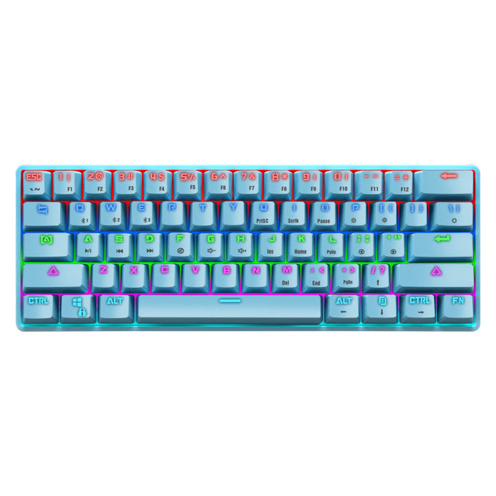 Compact Mechanical Gaming Keyboard with Backlit Keys Stornfield