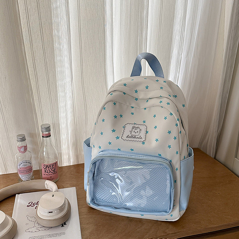 Cute Star Patterned Backpack