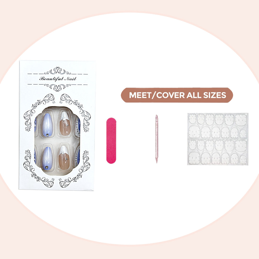 Elegant Press-On Nail Art Kit Stornfield