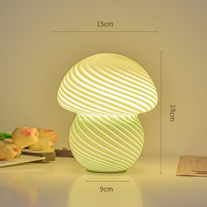 Sculptural Mushroom Table Lamp