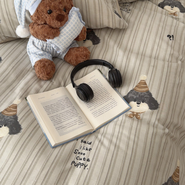 Cute Panda-Themed Bedspread Set