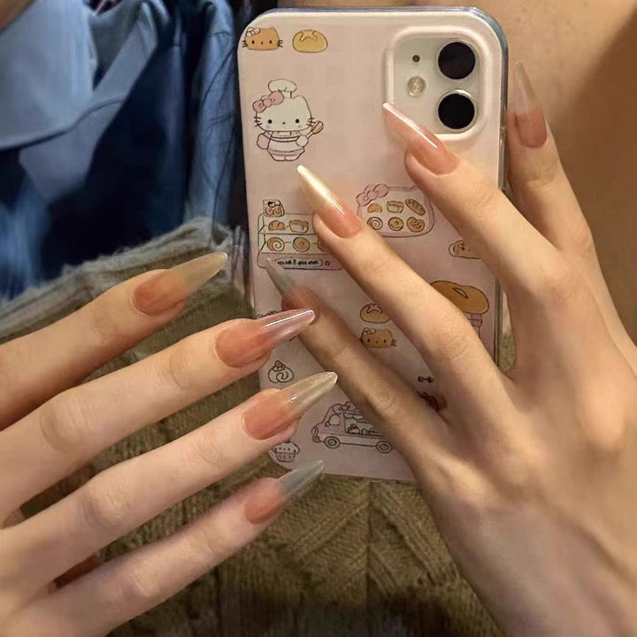 Artistic Themed Press-On Nail Design Stornfield