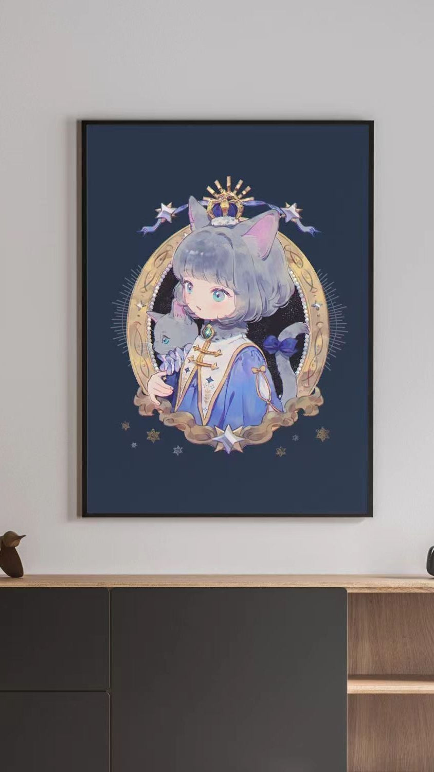 Illustrated Fantasy Character Canvas Art Print Stornfield