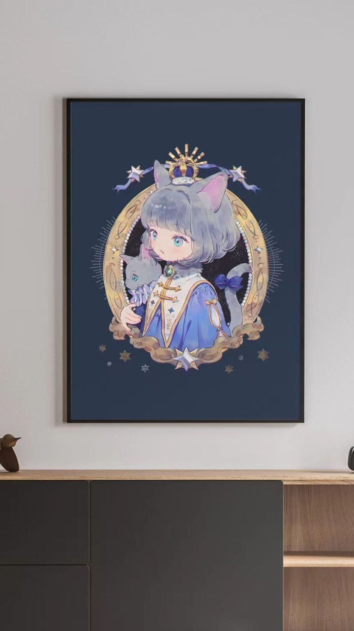 Illustrated Fantasy Character Canvas Art Print Stornfield