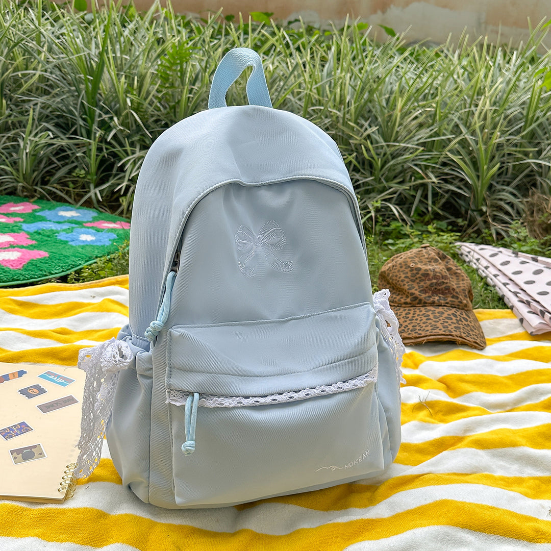 Charming Bow-Embellished Backpack Stornfield