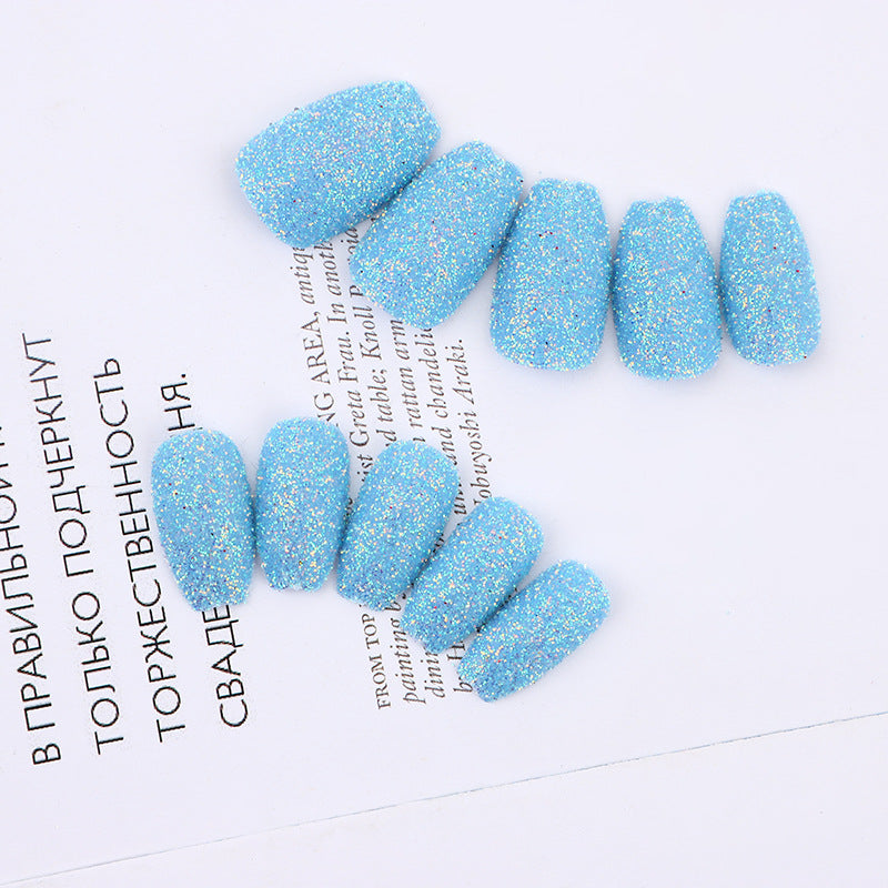 Glittering artificial nails in modern design Stornfield