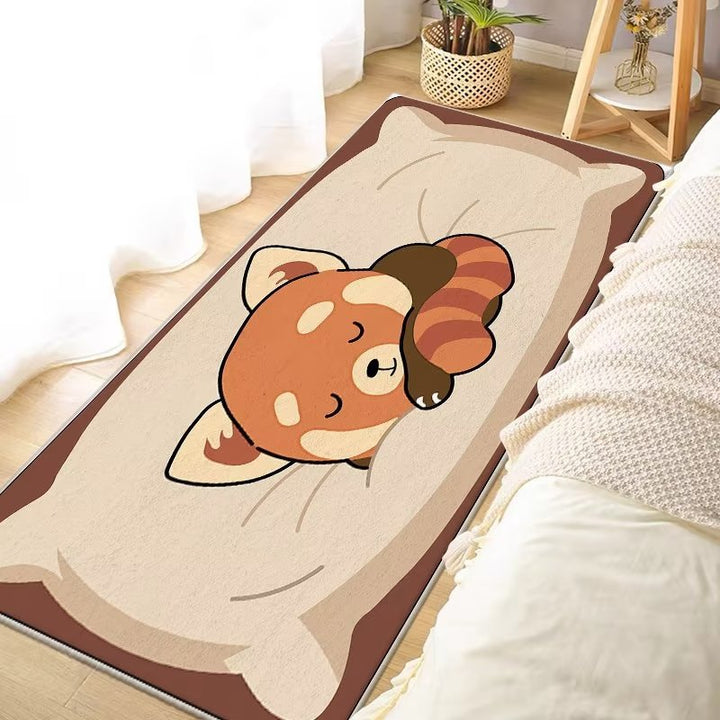 Fun Cartoon Cat-Themed Area Rug