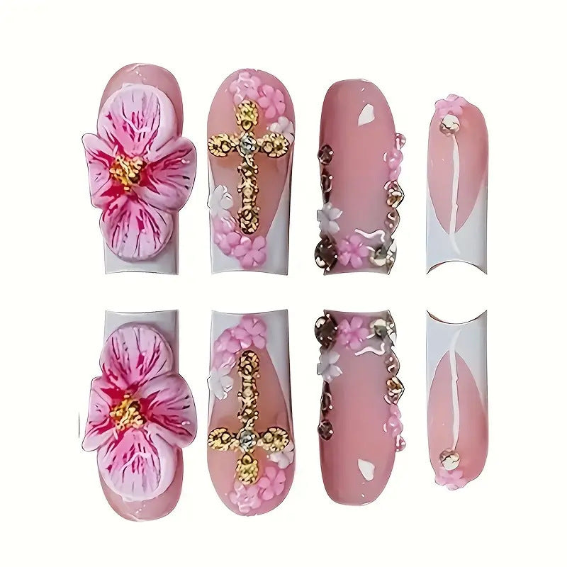 Artistic Floral Nail Art Extensions Stornfield 1787913849