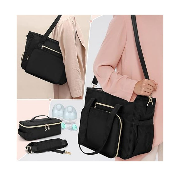 Multifunctional diaper bag with insulated compartments Stornfield