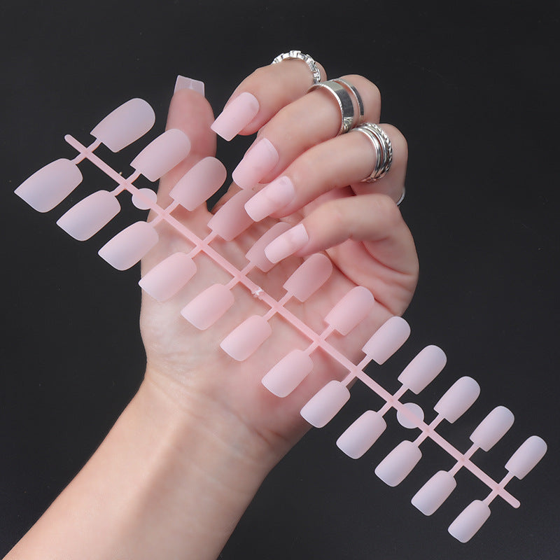 Matte Finish Press-On Nail Set Stornfield