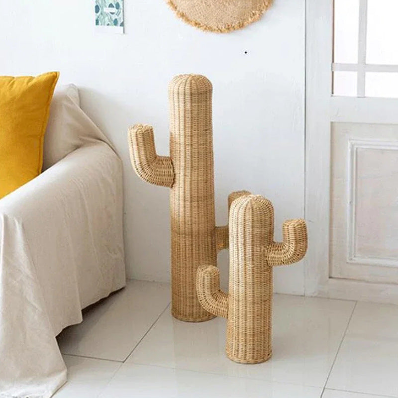 Decorative basket in the shape of a cactus Stornfield