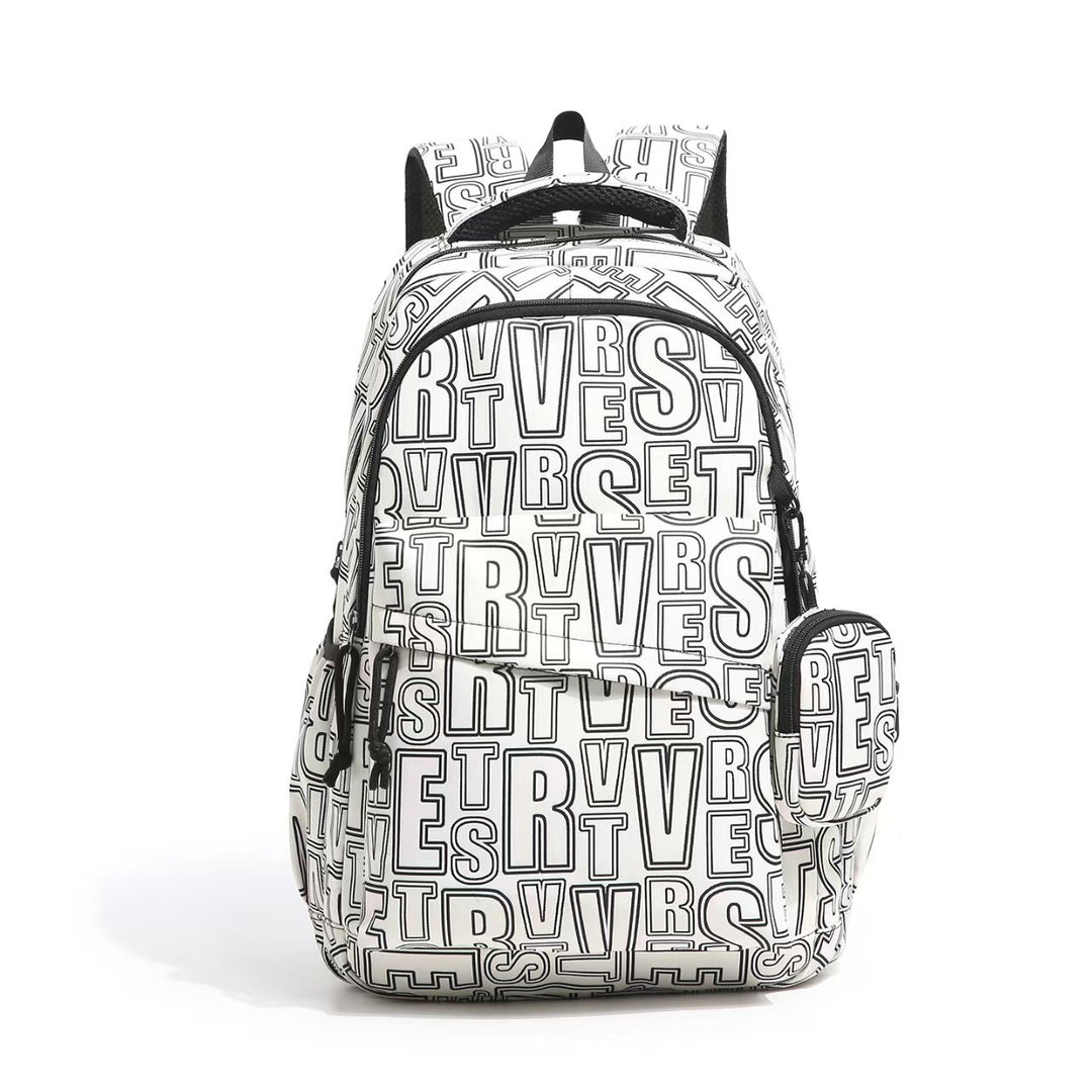 Backpack with trendy lettering Stornfield