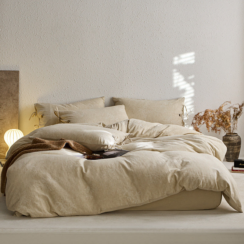 Washed Linen Duvet Cover Set