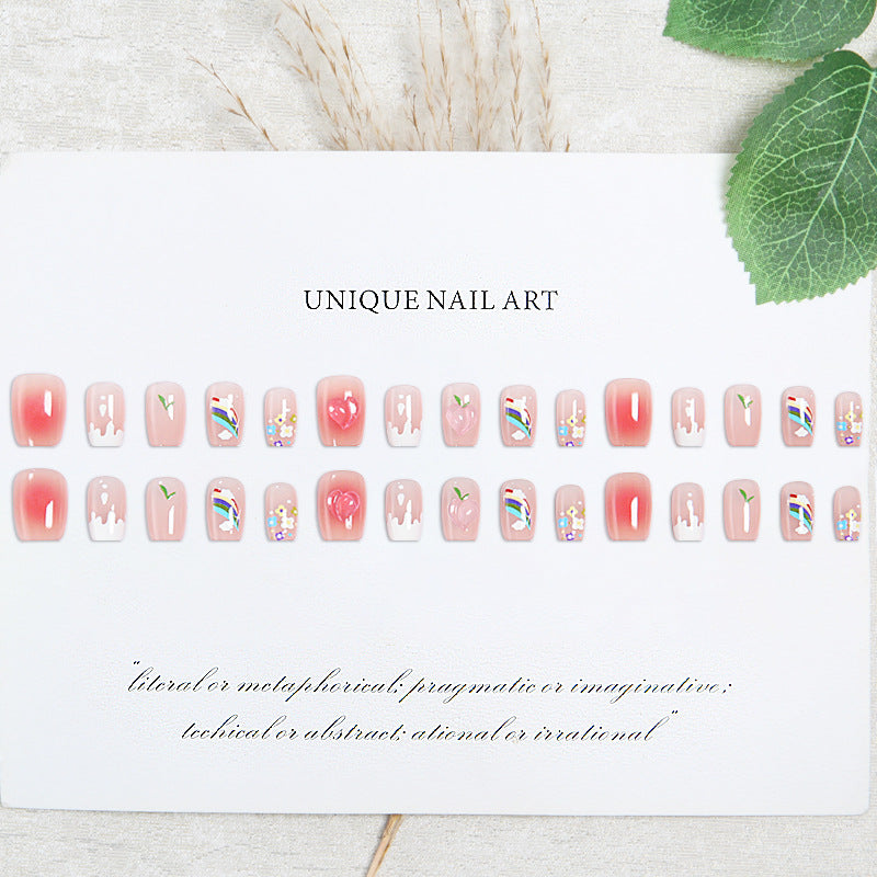 Creative nail art set with colorful fruit motifs and stylish designs Stornfield