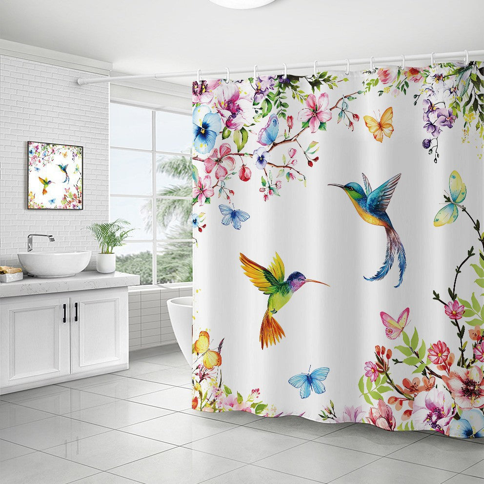 Nature-Inspired Shower Curtain Stornfield