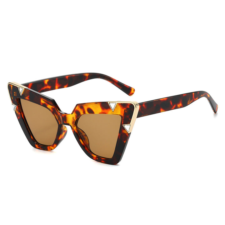 Statement Cat-Eye Sunglasses with Decorative Accents Stornfield