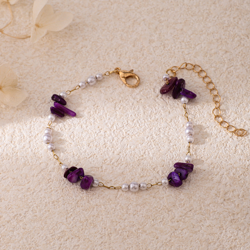 Chic Pearl and Gemstone Bracelet Stornfield