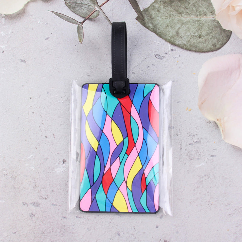 Geometric Pattern Luggage Tag Stornfield