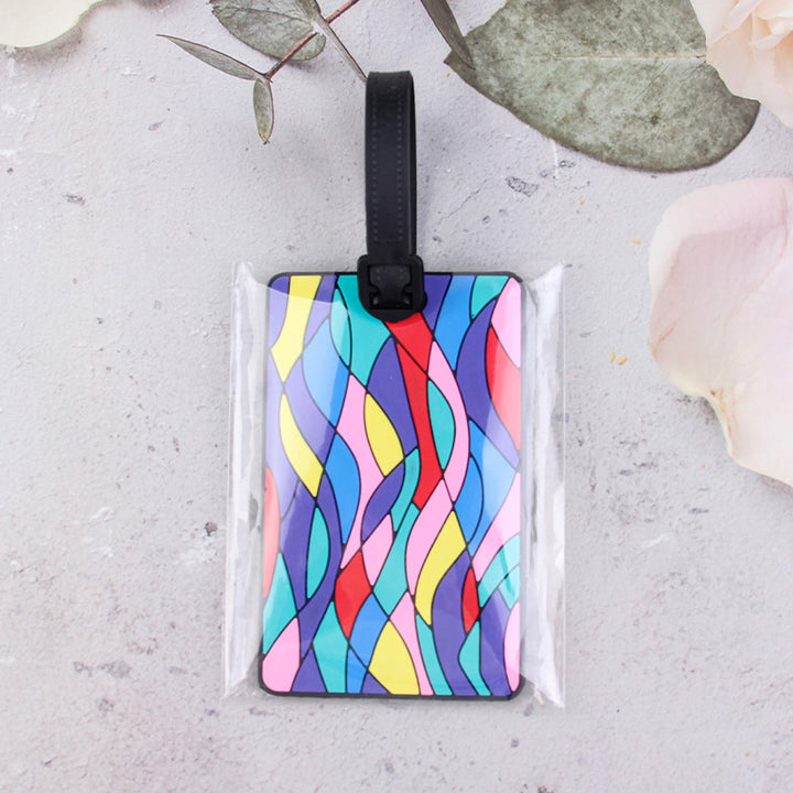 Geometric Pattern Luggage Tag Stornfield