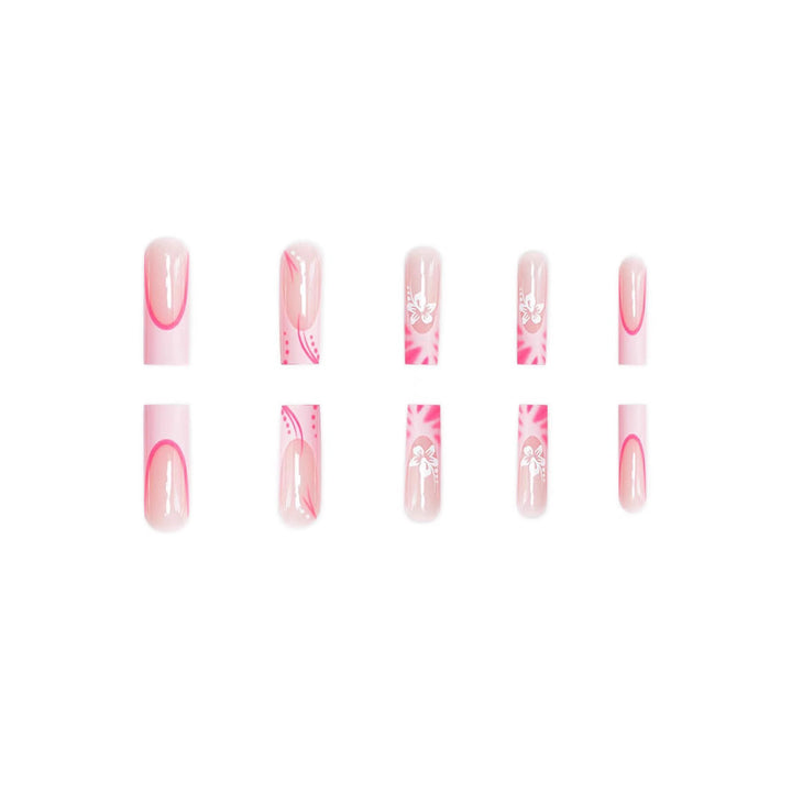 Artistic Press-On Nail Art Enhancements Stornfield