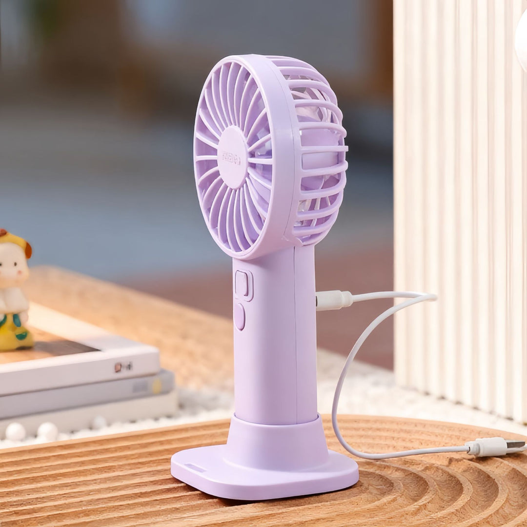 Ladies Portable Hand Fan with Digital Speed Display Stornfield