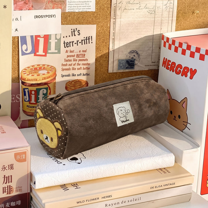 Cute Bear-Themed Zippered Pouch